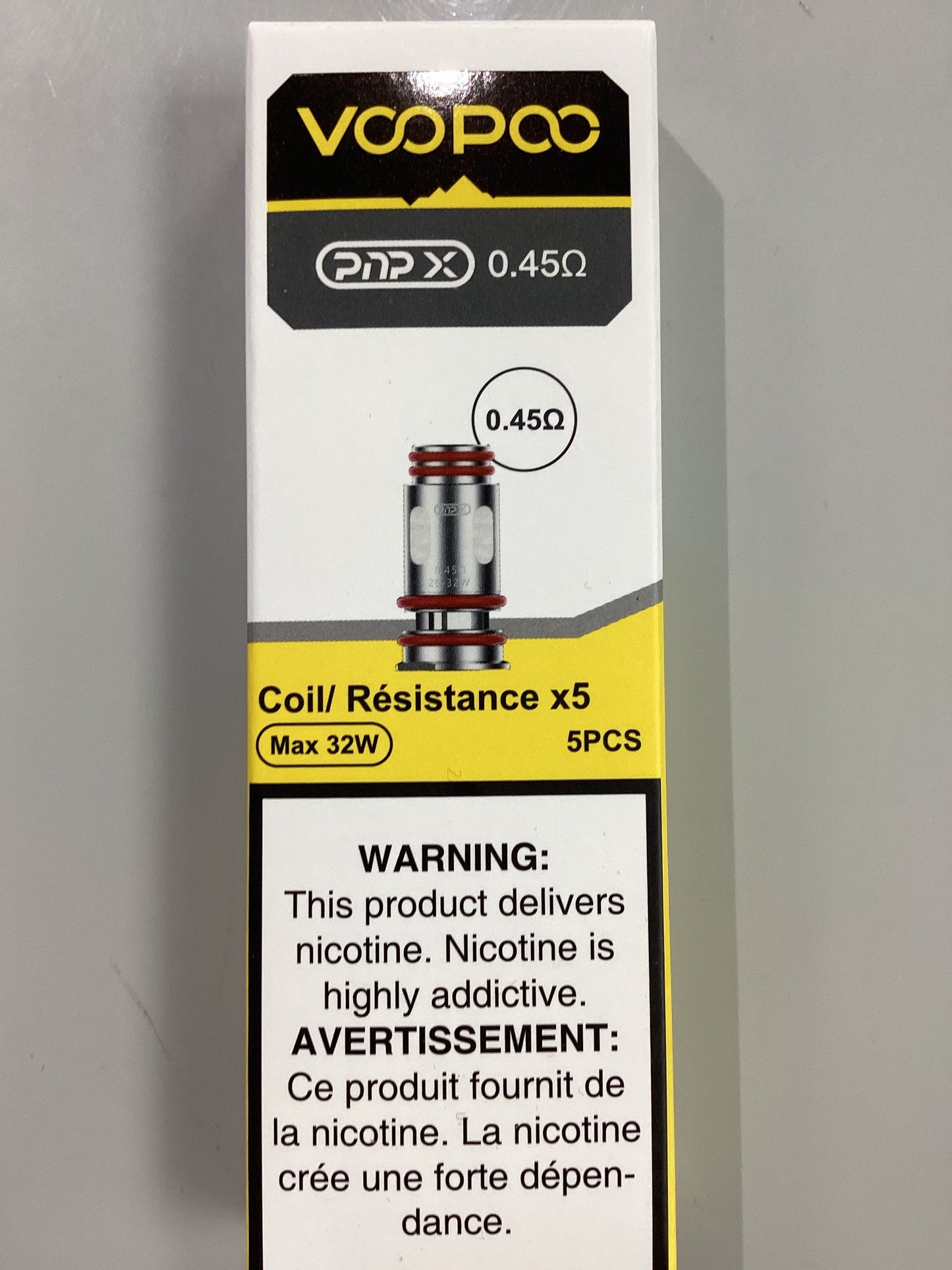 Voopoo PnP X 0.45 coil 5pk