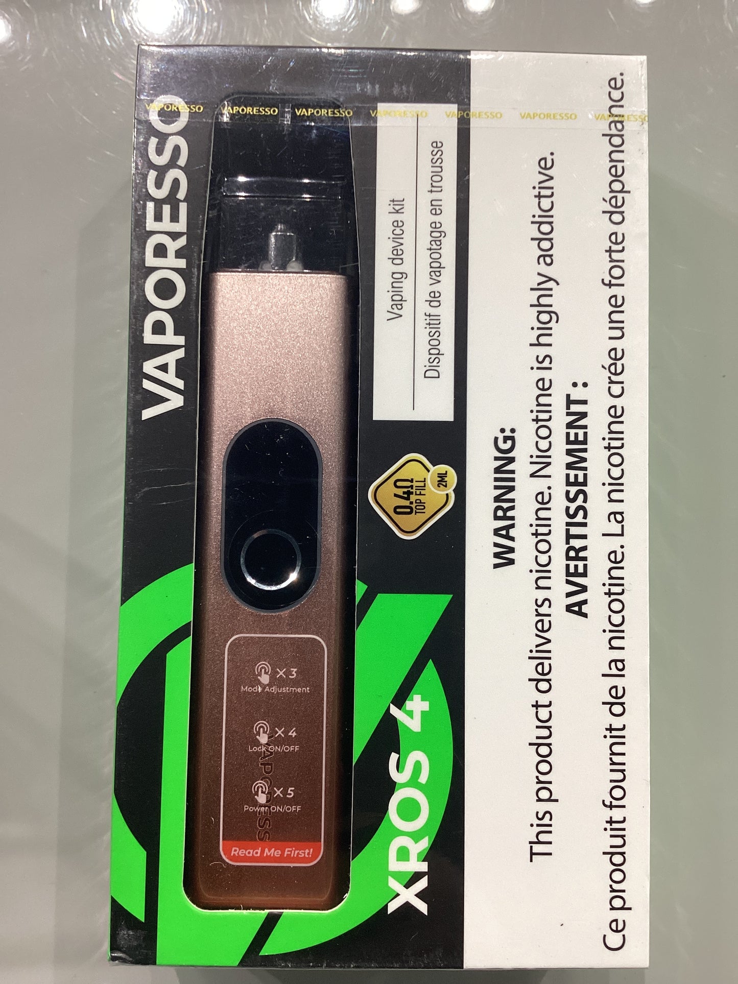 (Copy) VAPORESSO XROS 4 Device Kit - Champagne Gold