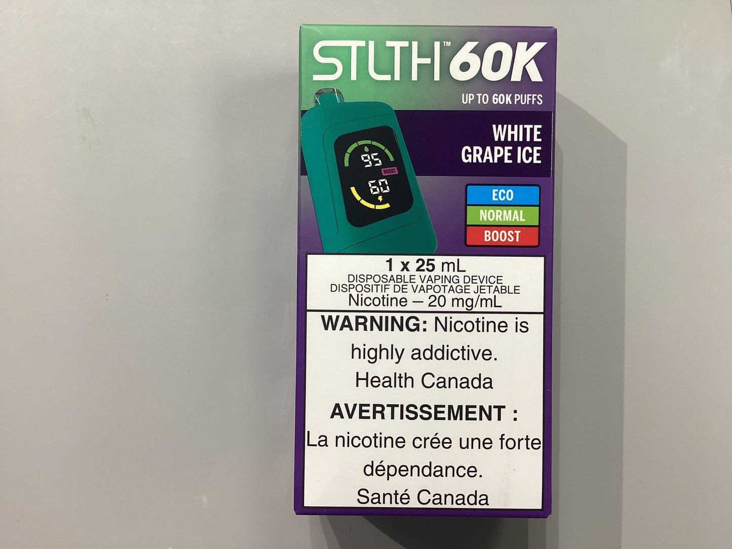 STLTH 60K White Grape Ice