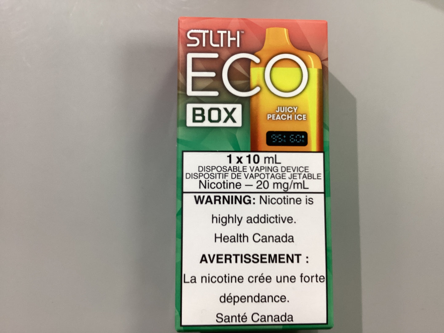 STLTH ECO Box Juicy Peach Ice 10ml
