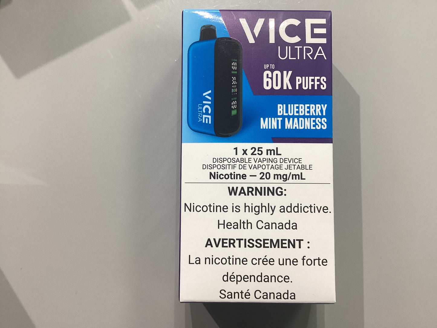 Vice Ultra Blueberry Mint Madness 60k
