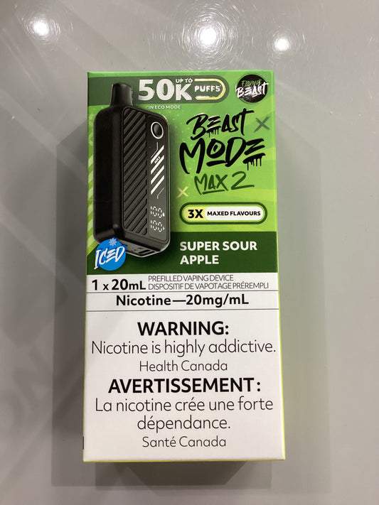 Beast Mode Max2 50K Super Sour Apple