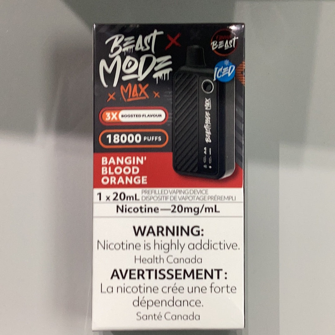 Beast Mode Max2 50K Bangin Blood Orange Iced