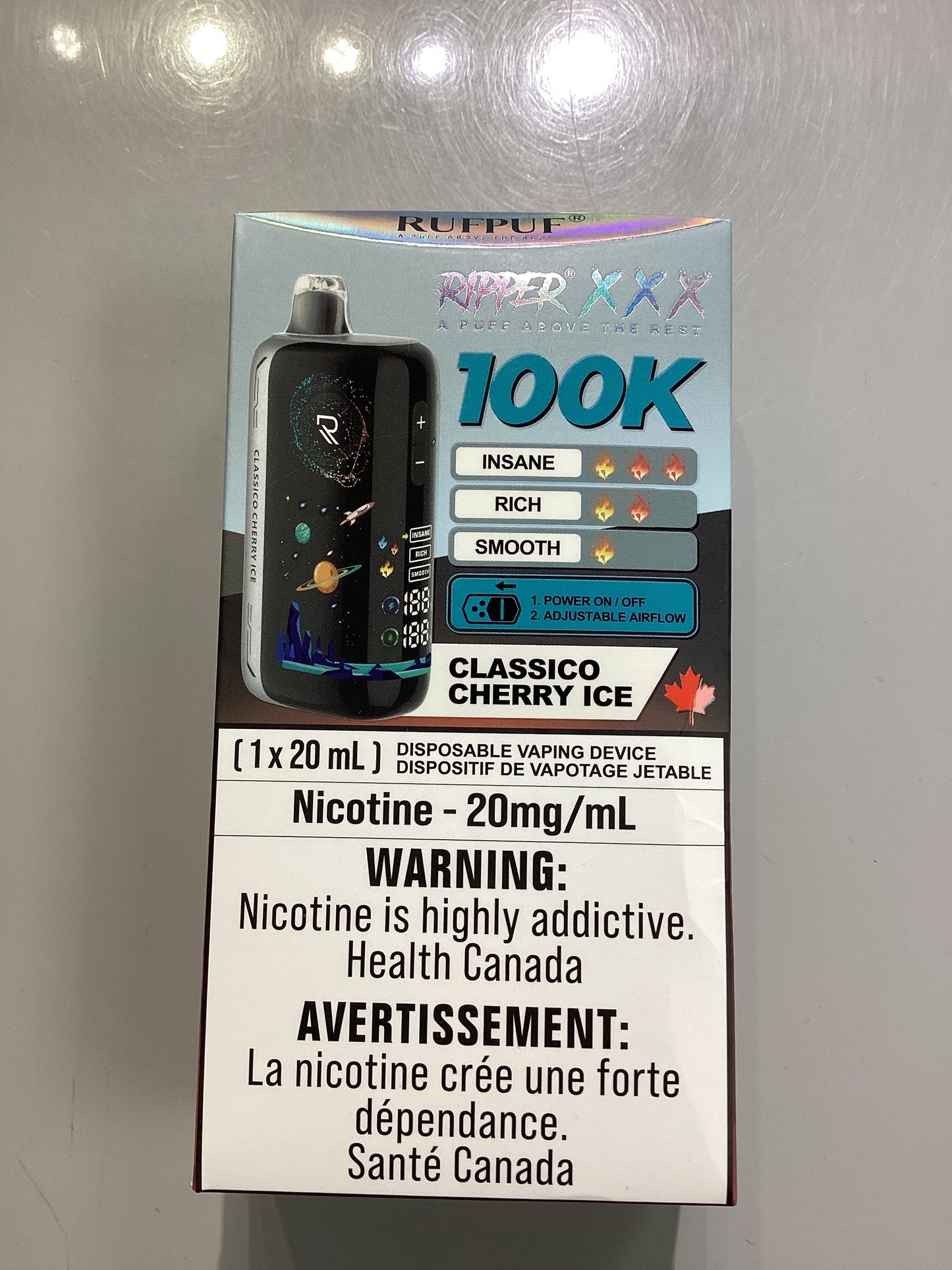 Ripper XXX 100k Classico Cherry Ice