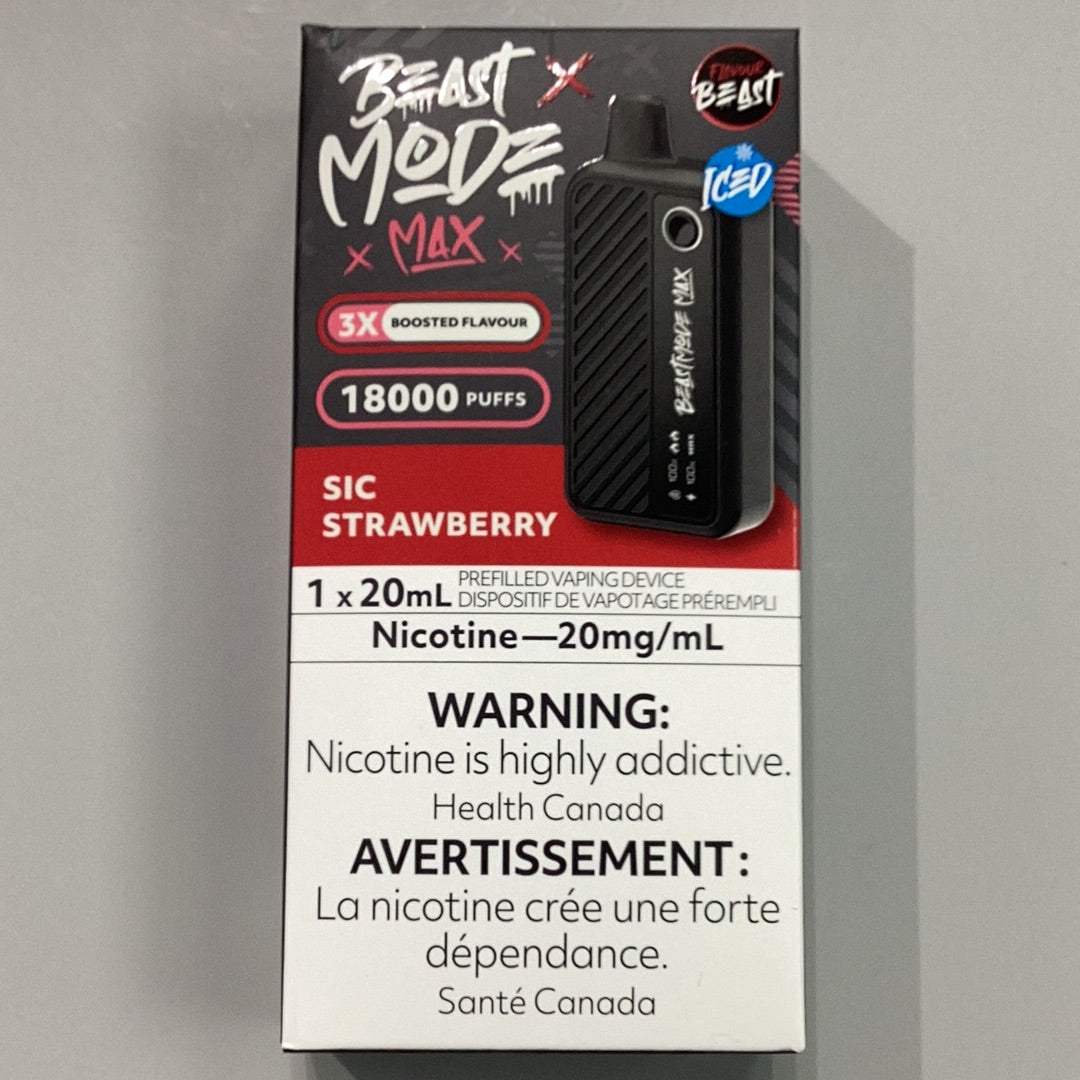 Beast Mode Max2 50K Sic Strawberry Iced