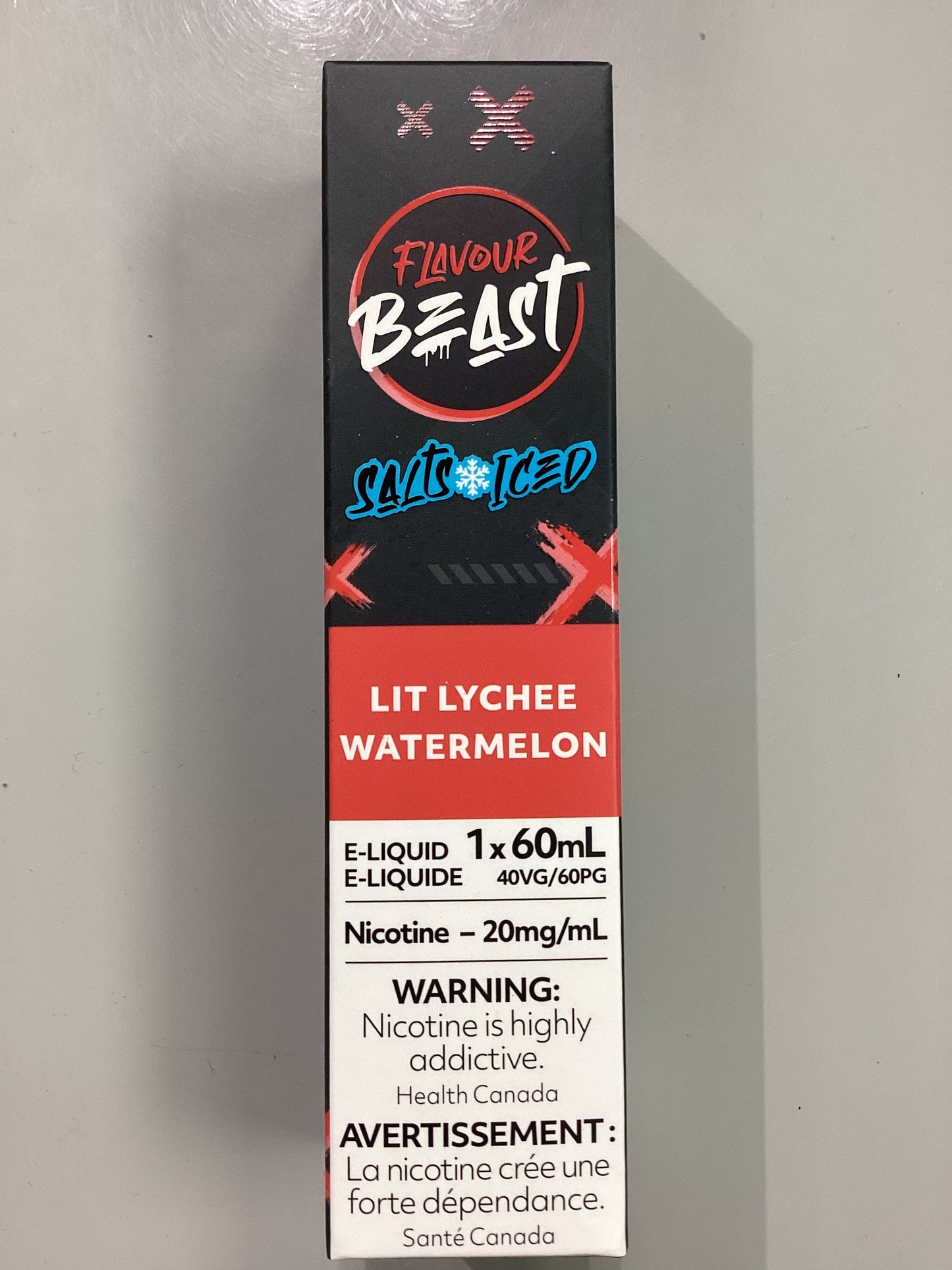 Flavour Beast Lit Lychee Watermelon Salts E-Liquid 60ml/20mg