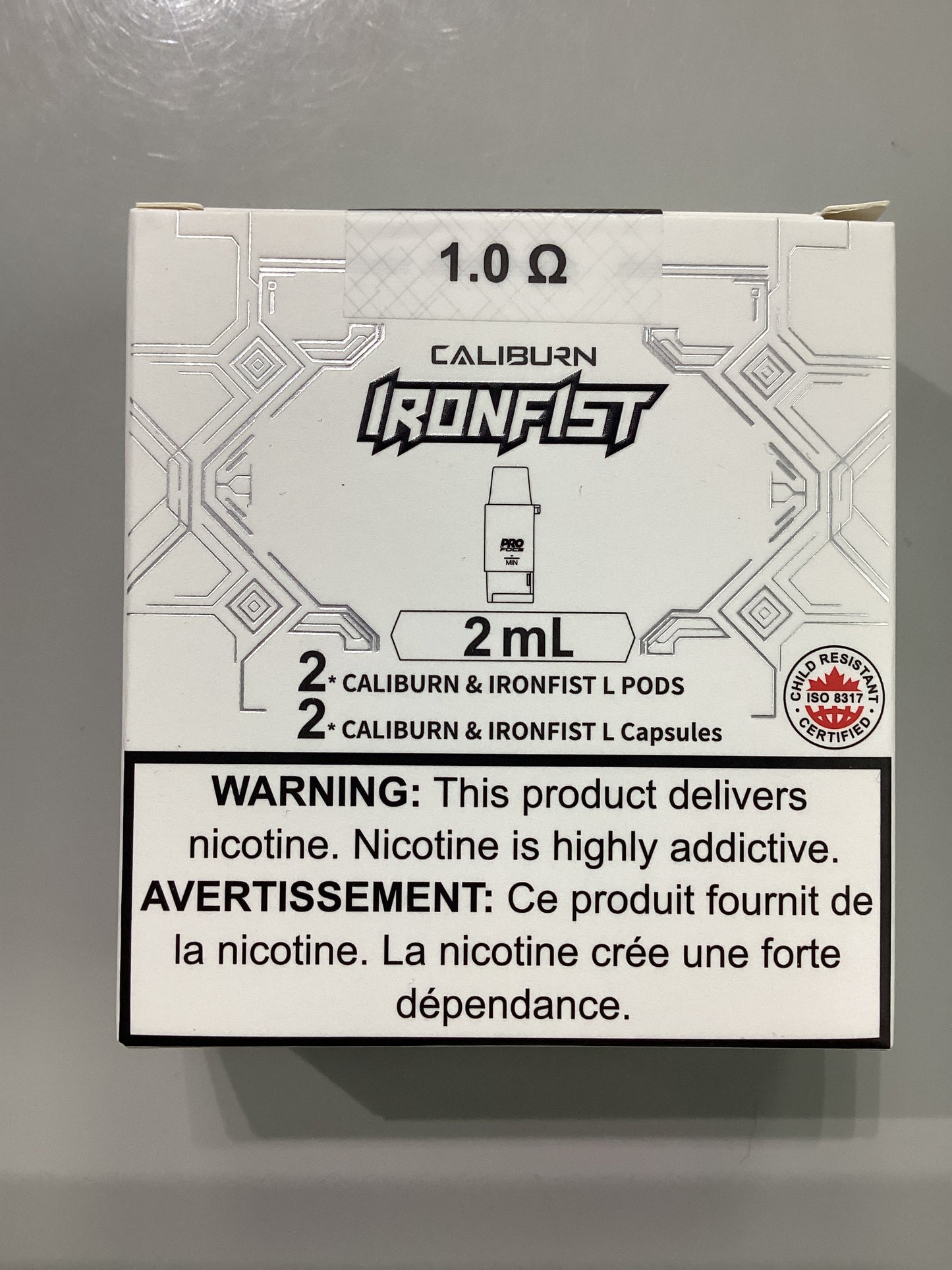 Caliburn Ironfist L Pods 1.0Ohm