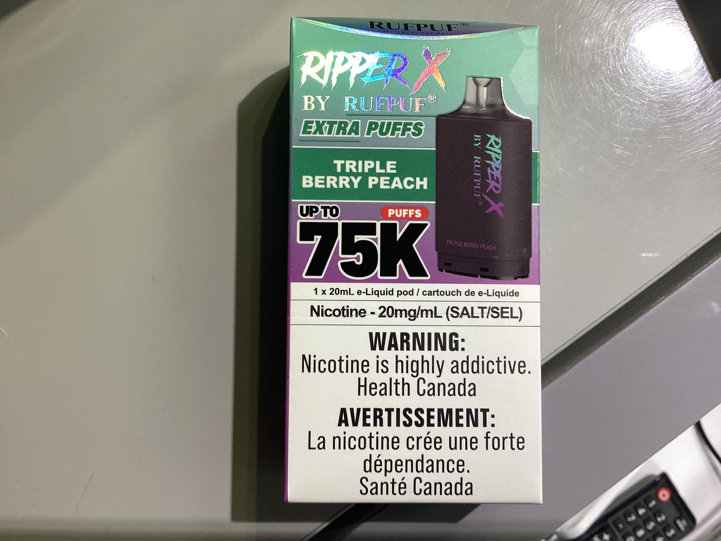 Ripper X Pod 75K Triple Berry Peach