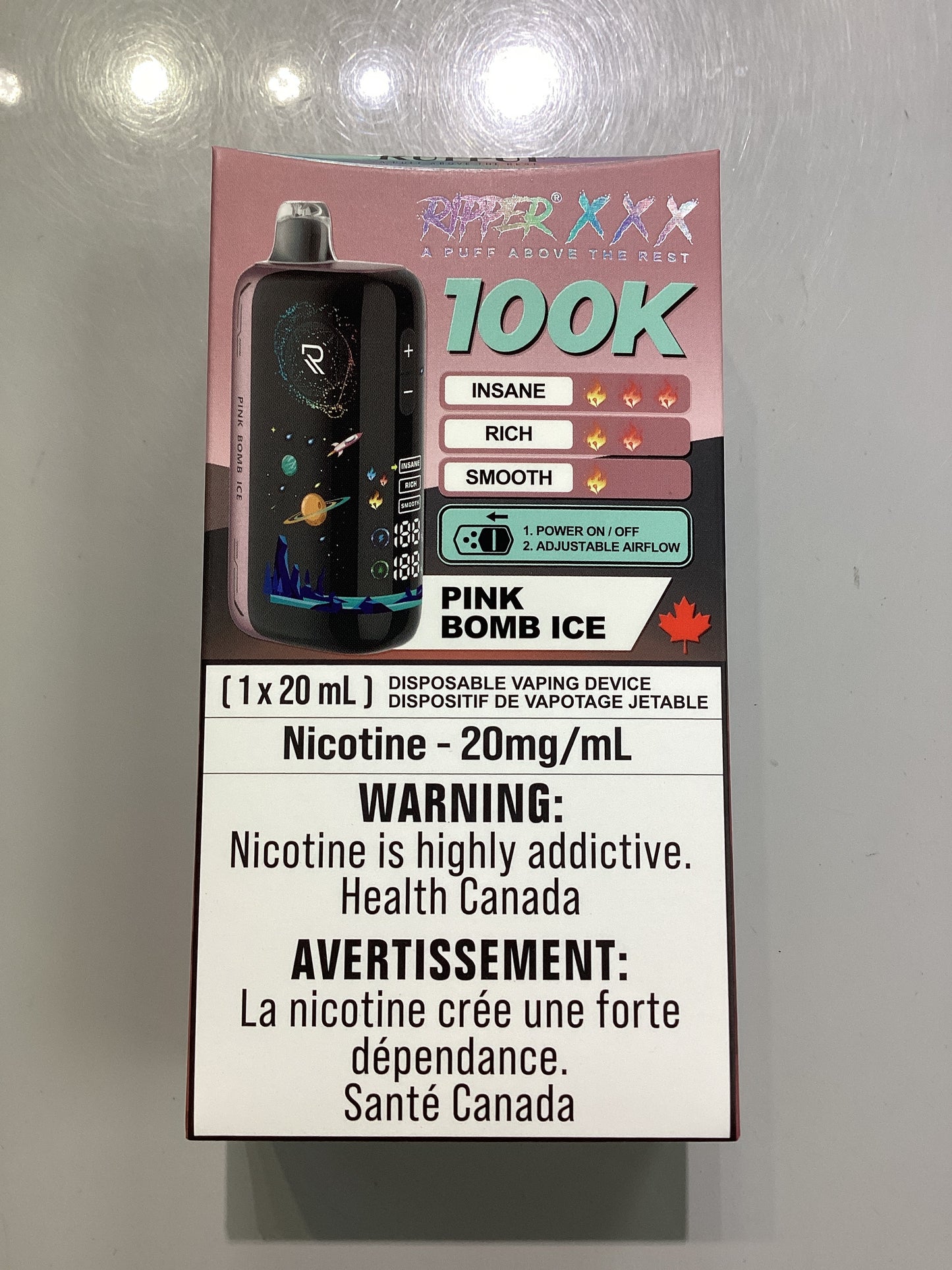 Ripper XXX 100k Pink Bomb Ice