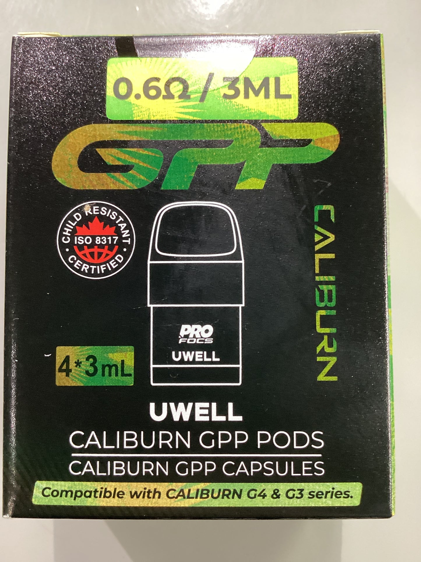 Caliburn GPP pods 0.6 ohm