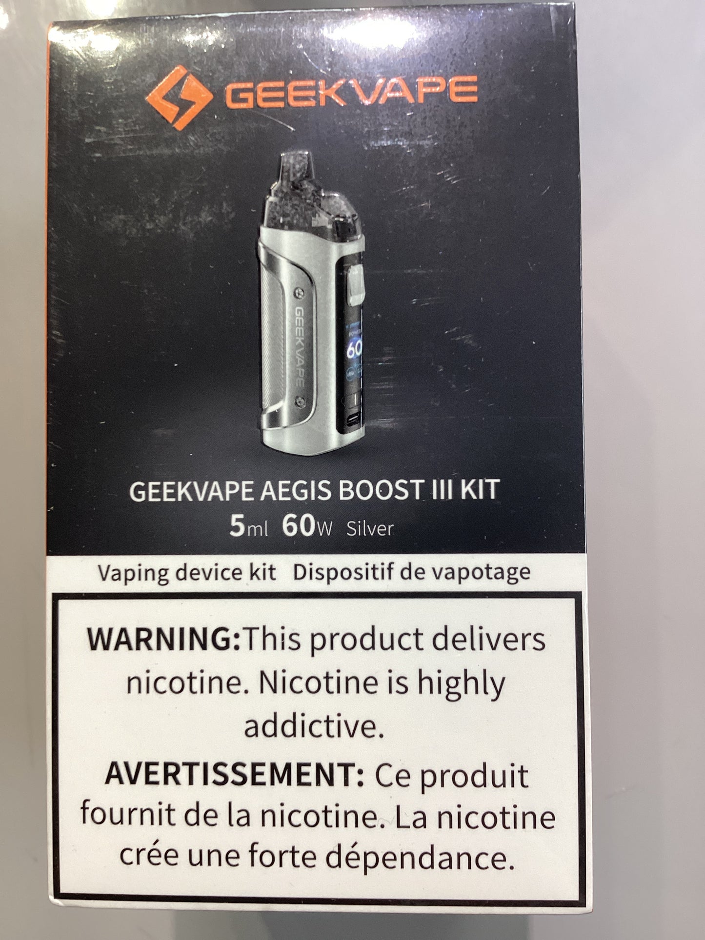 Geekvape Aegis Boost III Mod Kit - Silver
