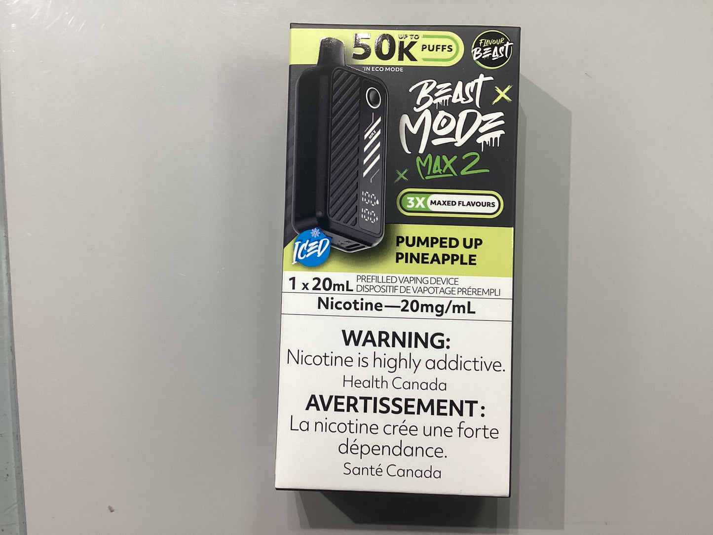 Beast Mode Max2 50K Pumped Up Pineapple Iced