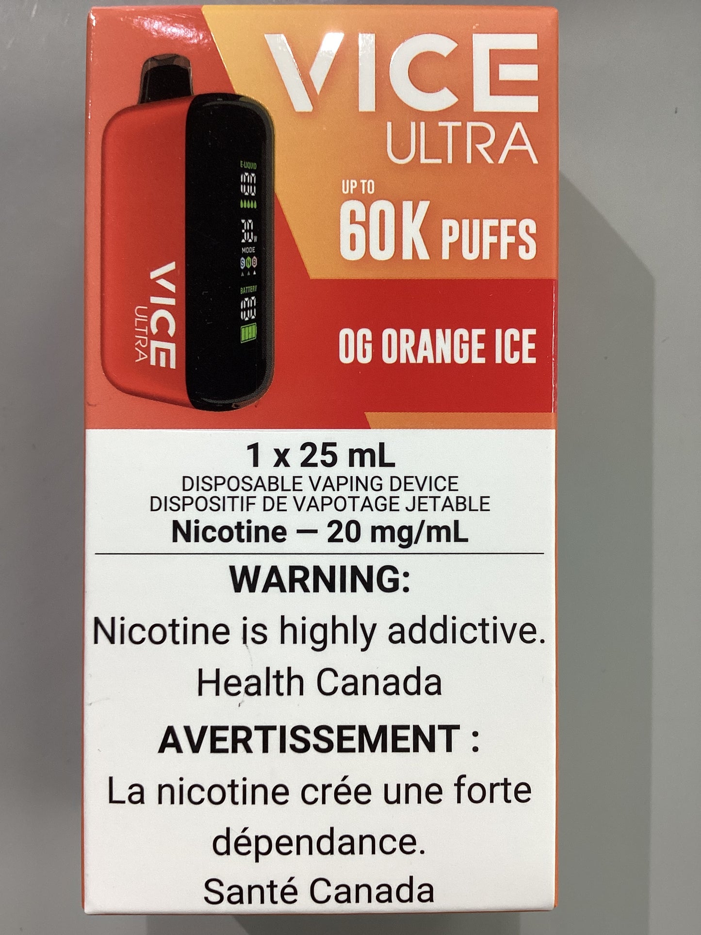 Vice Ultra OG Orange Ice 60k