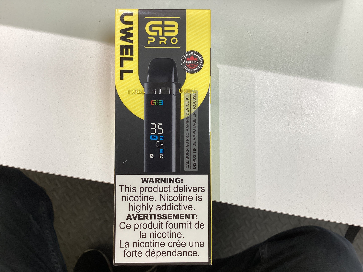 UWELL Caliburn G3 Pro Vaping Device Kit- Black Carbon