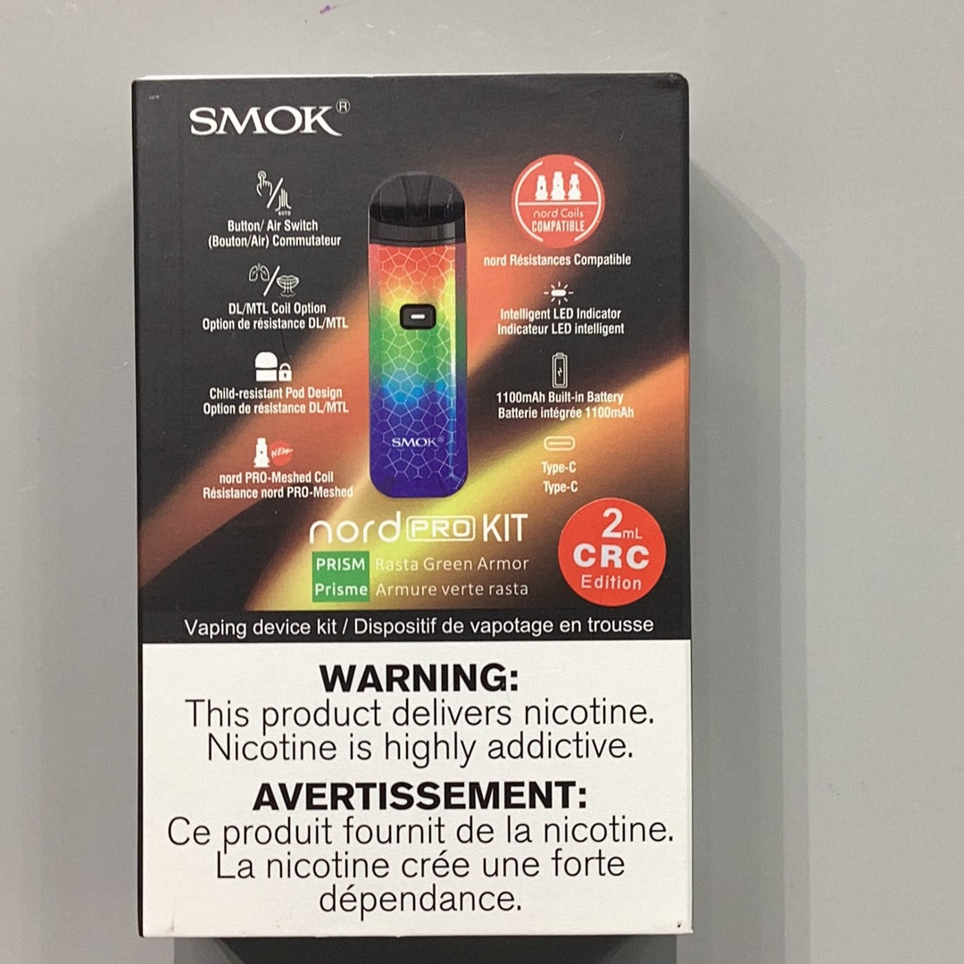 SMOK Nord Pro Kit - Rasta Green Armour