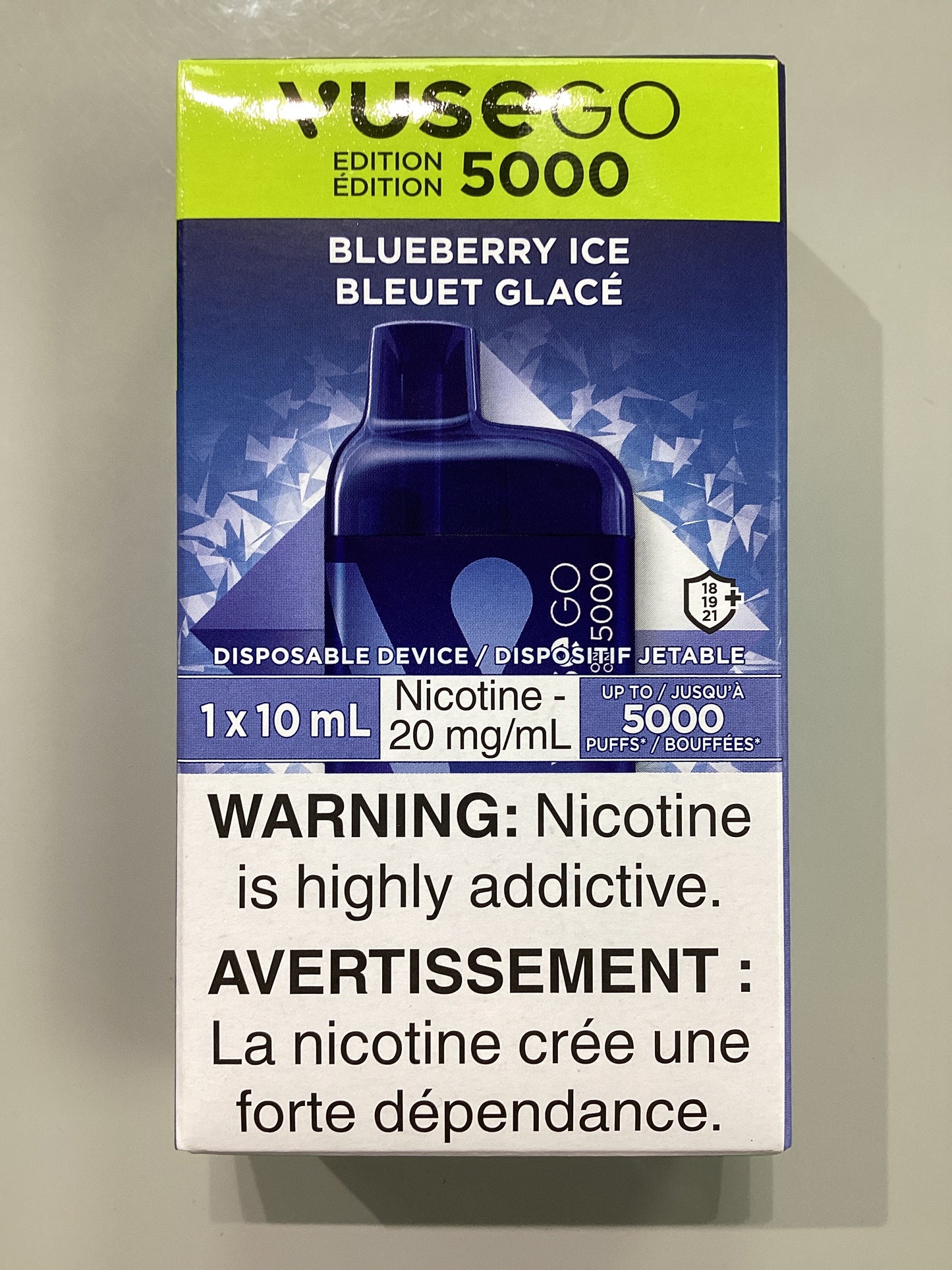 Vuse GO 5000 Blueberry Rasberry Ice 10ml/20mg