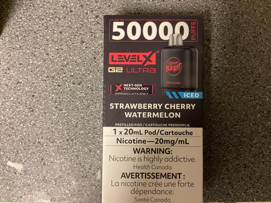 FB level X Ultra G2 Pod Strawberry Cherry Watermelon Iced