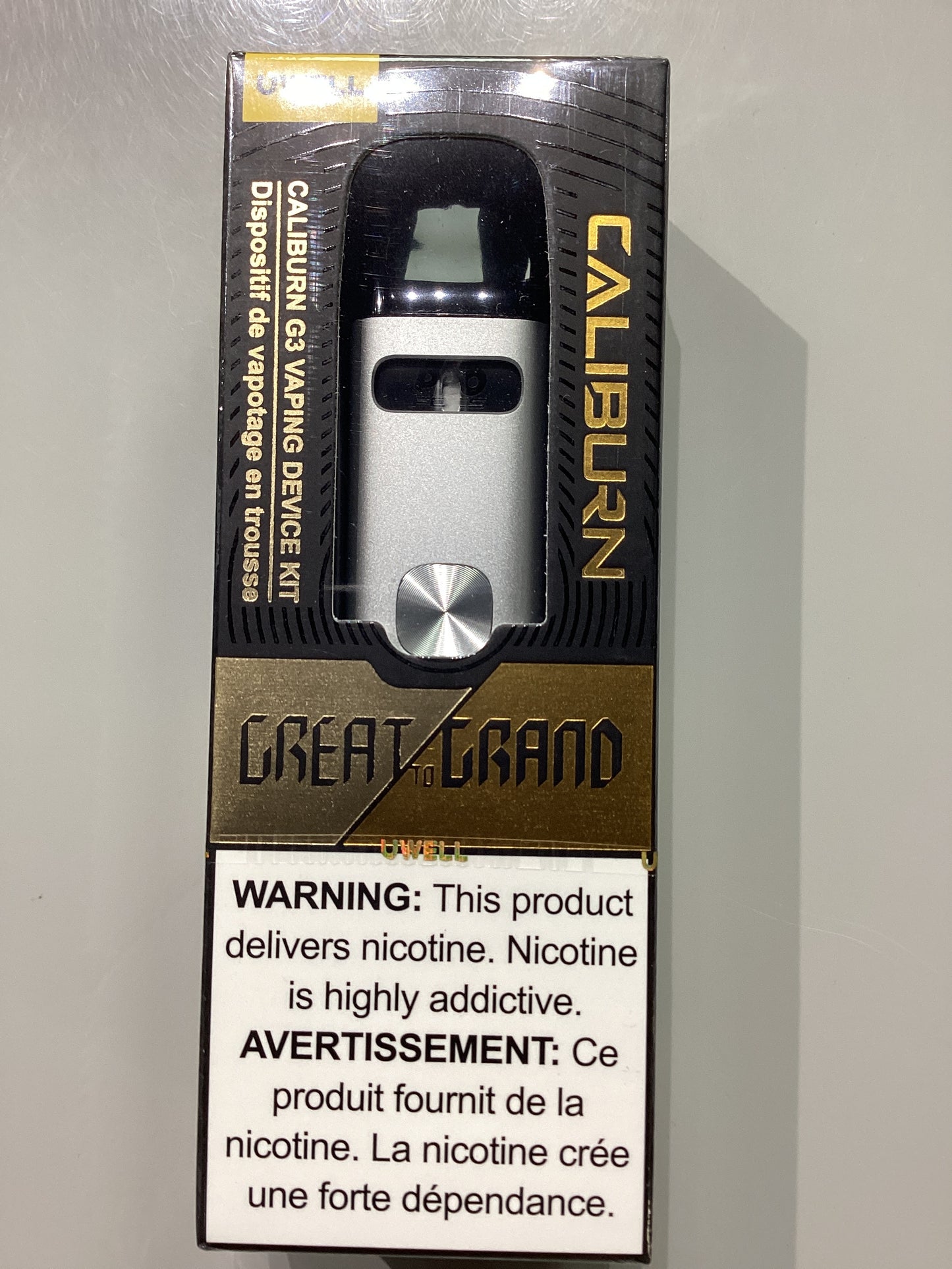 UWELL Caliburn G3 Vaping Device Kit- Silver