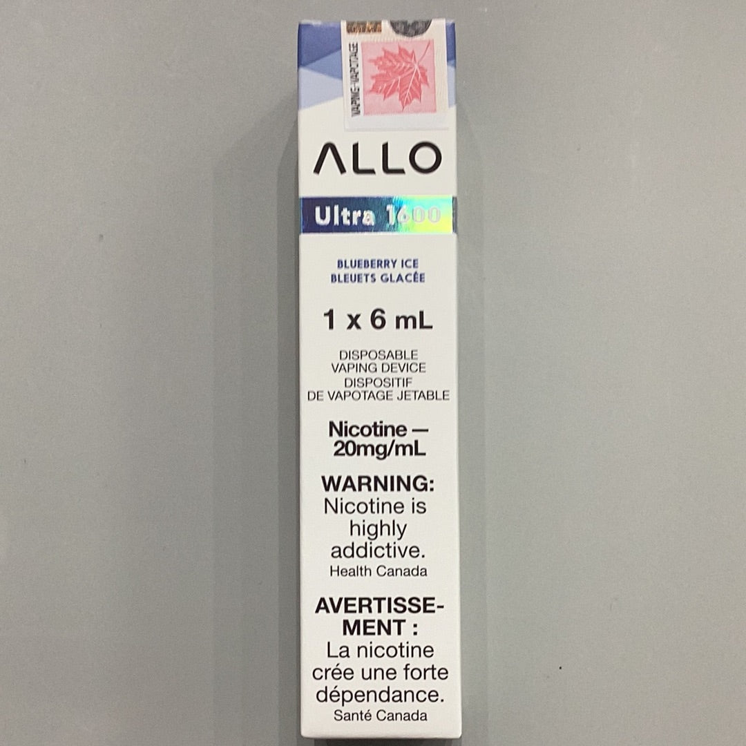 Allo Ultra 1600 Blueberry Ice (20mg/6ml)