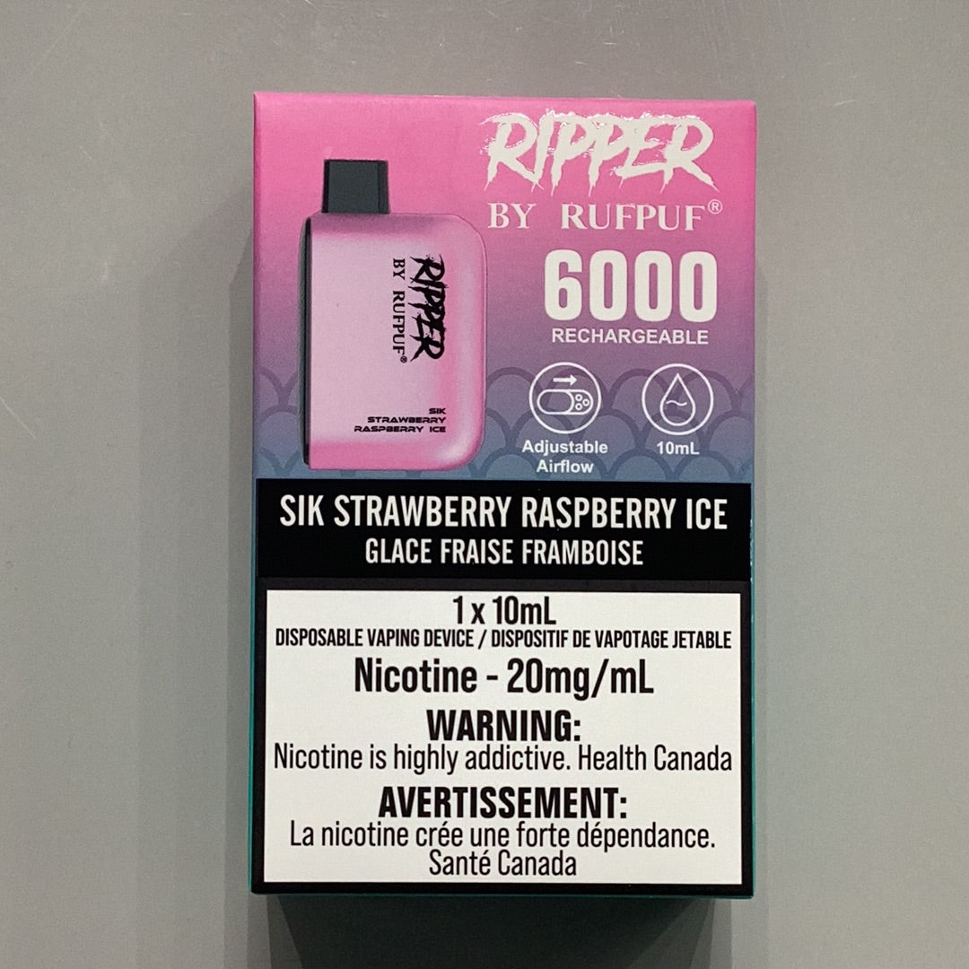 Ripper 6000 SIK Strawberry Raspberry Ice