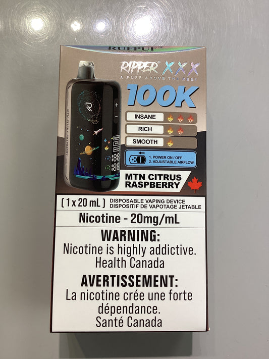 Ripper XXX 100k MTN Citrus Raspberry