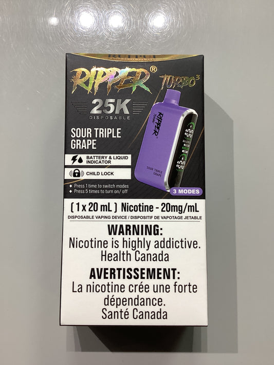 Ripper Turbo 3 25K Sour Triple Grape