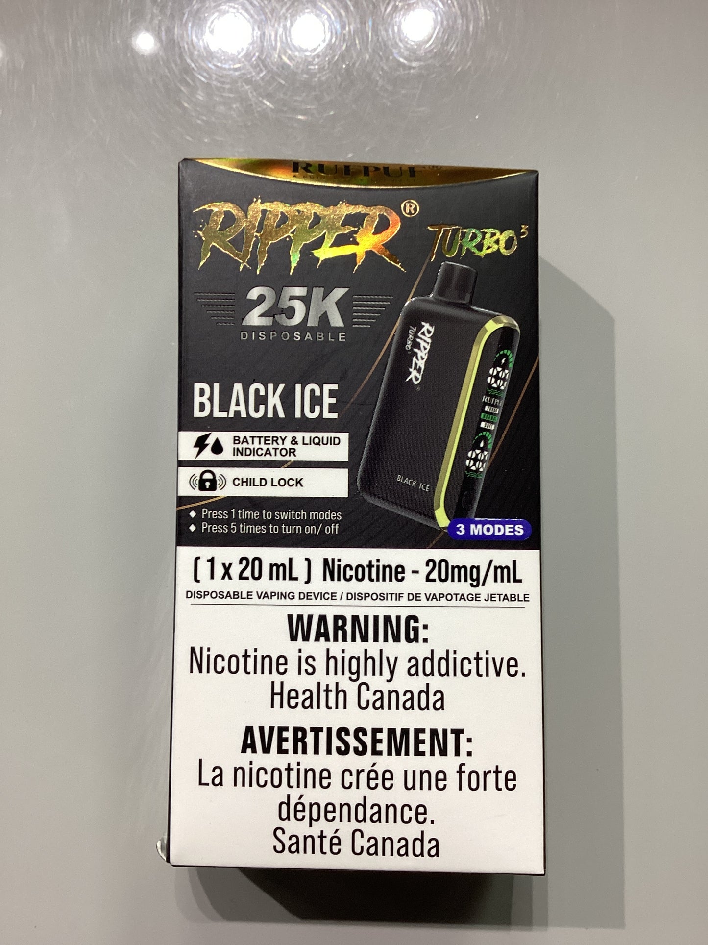 Ripper Turbo 3 25K Black Ice