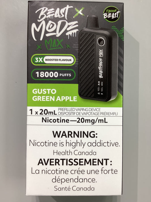 Beast Mode Max 18K Gusto Green Apple