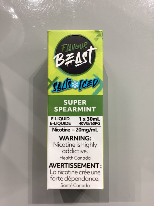 Flavour Beast Super Spearmint Iced Salts E-Liquid 30ml/20mg