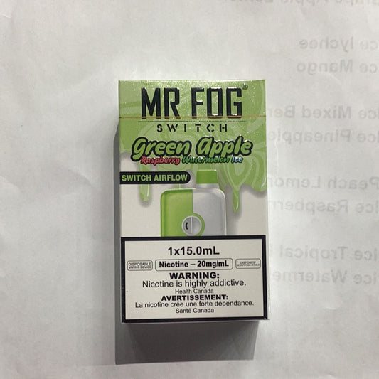 Mr. Fog Switch Green Apple Raspberry Watermelon Ice