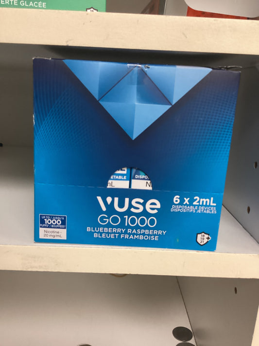 Vuse Go 1k Blueberry Rasberry