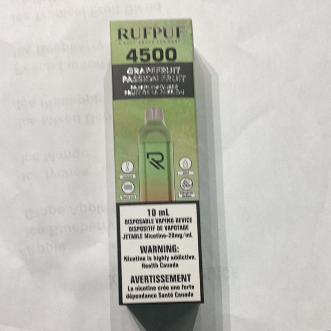 Rufpuf 4500 Grapefruit Passion Fruit 10ml