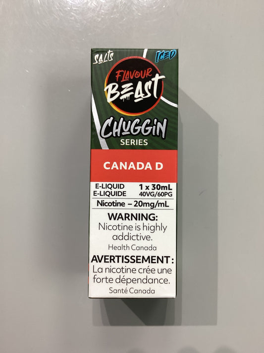 Flavour Beast Chuggin Canada D Iced Salts E-Liquid 30ml/20mg