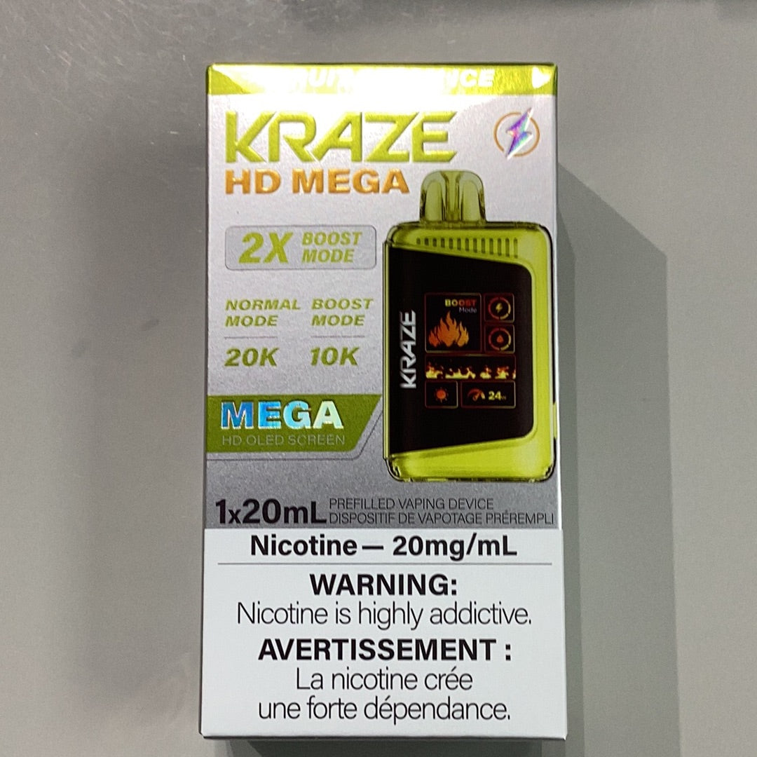 Kraze HD Mega 20K Fruit Flash Ice