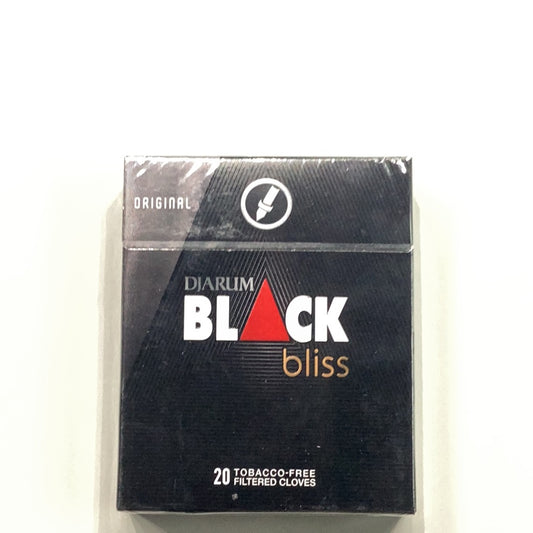 Djarum Black Bliss 20 Tobacco/Nicotine free Filtered Cloves. Original