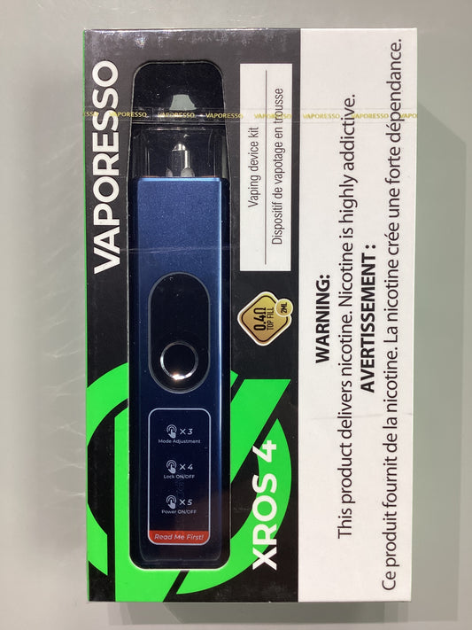 VAPORESSO XROS 4 Device Kit -Blue