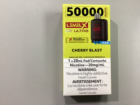 FB level X Ultra G2 Pod Cherry Blast Iced
