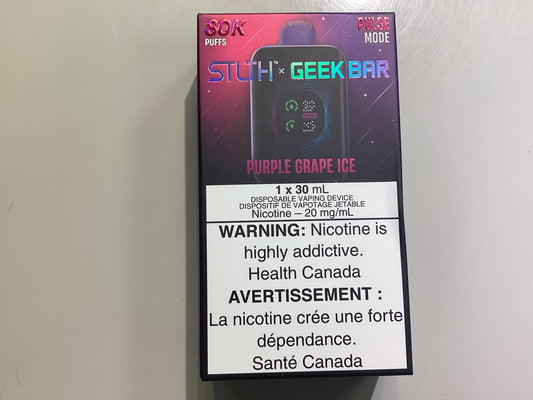STLTH x Geek Bar 80K Purple Grape Ice