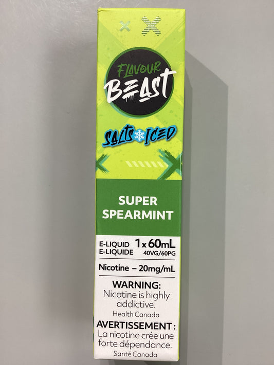 Flavour Beast Super Spearmint Ice Salts E-Liquid 60ml/20mg