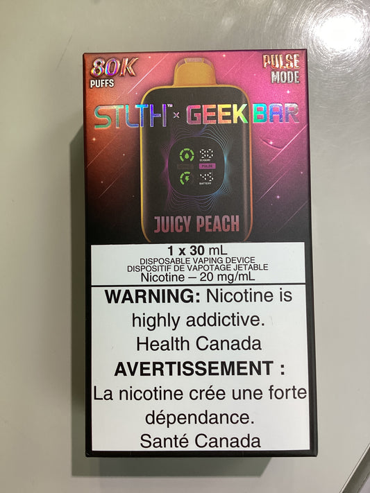 STLTH x Geek bar Juicy Peach