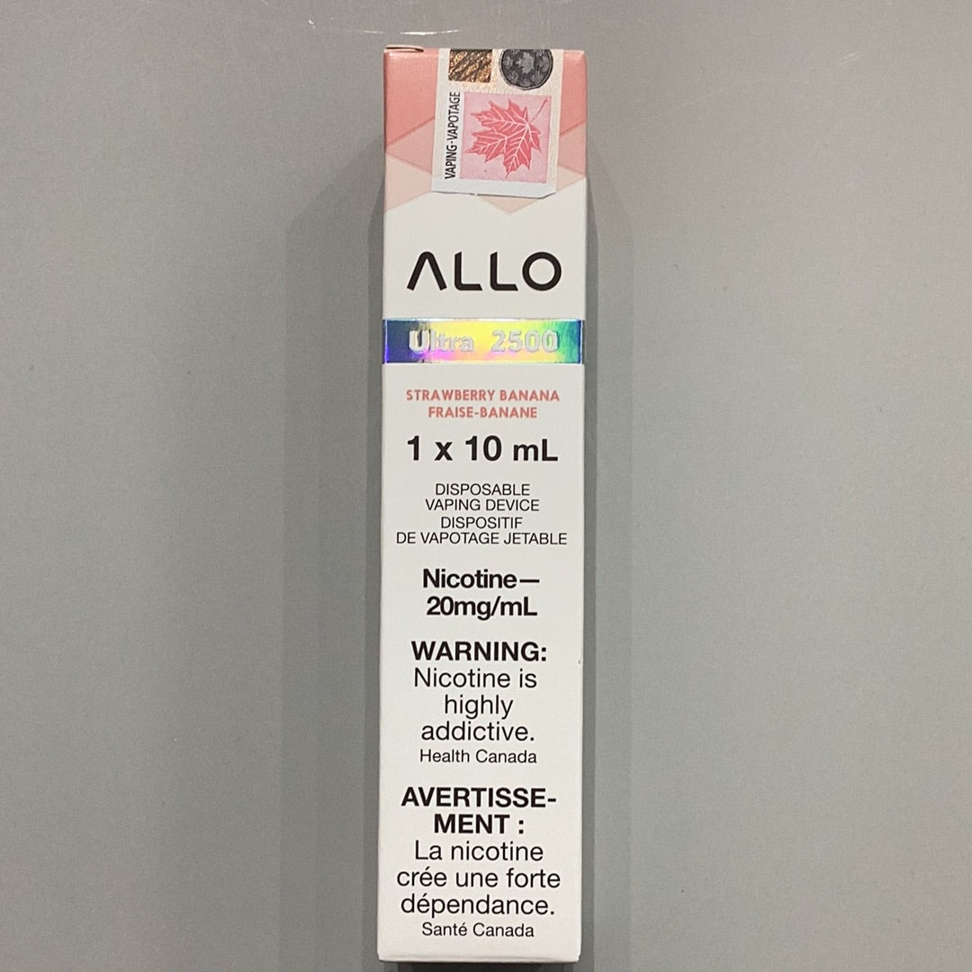 Allo Ultra 2500 Strawberry Banana (20mg/10ml)