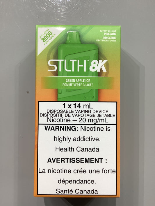 STLTH 8k Green Apple Ice