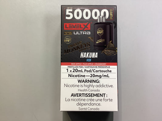 12 Monkeys Level X 50K Hakuna Iced POD