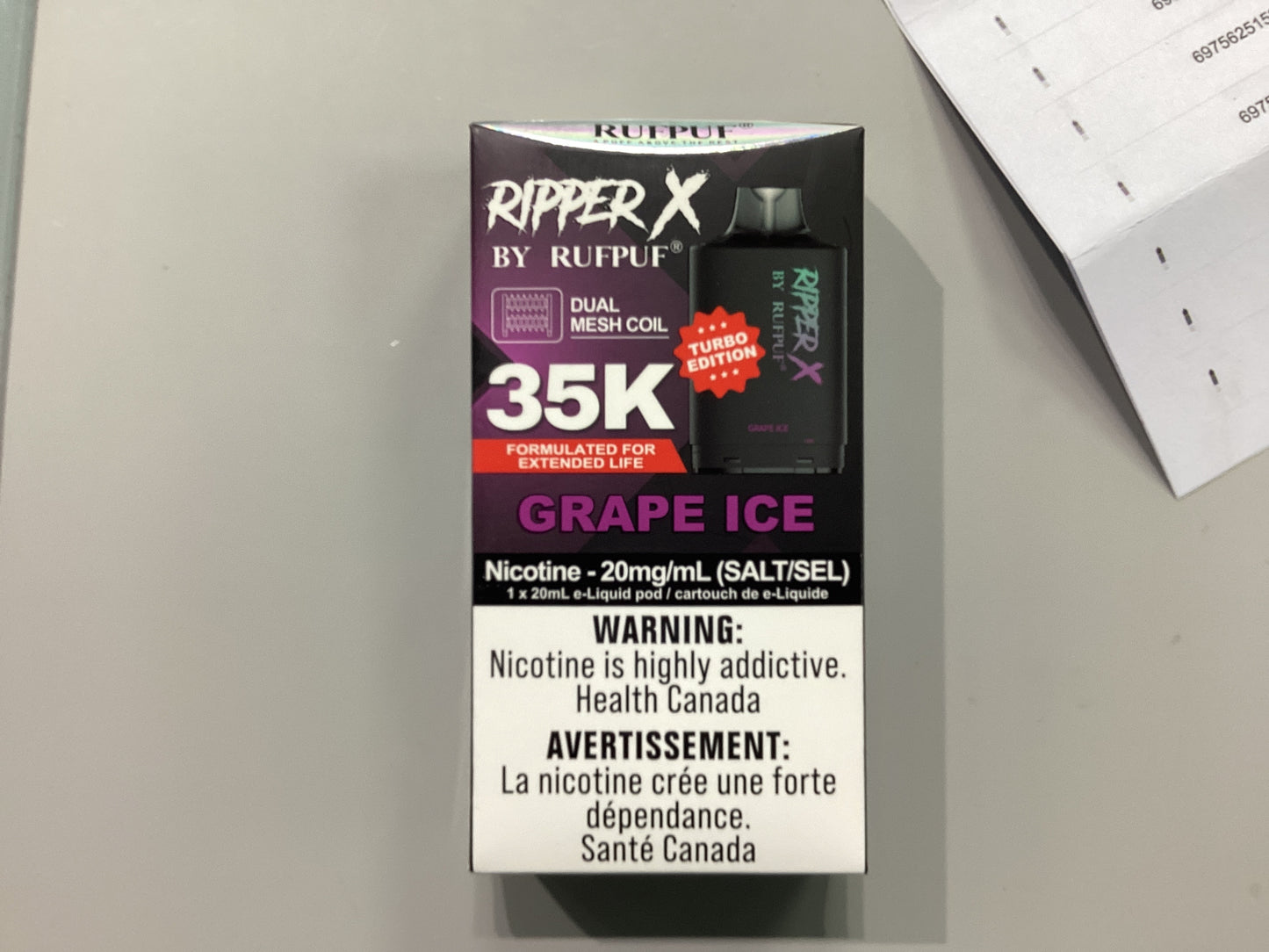 Ripper X 50K Grape Ice Pod