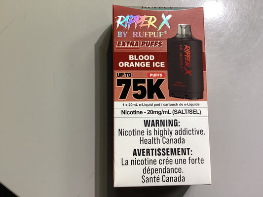 Ripper X 75 Blood Orange Ice Pod