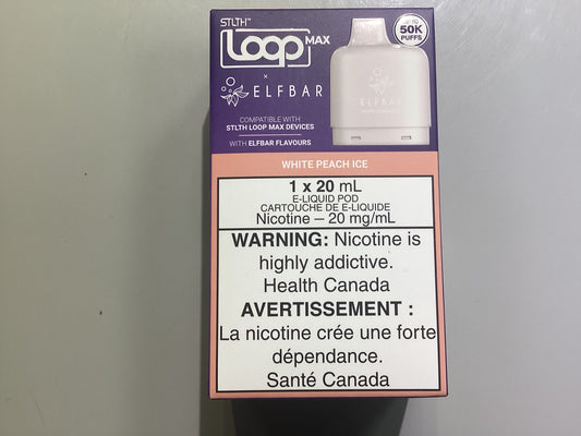 ELFBAR STLTH loop White Peach Ice Pod