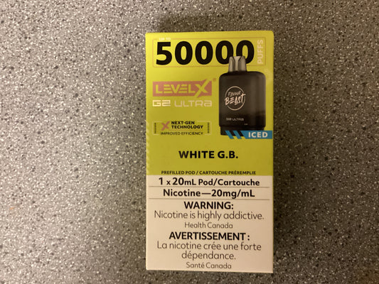 FB level X Ultra G2 Pod White G.B Iced