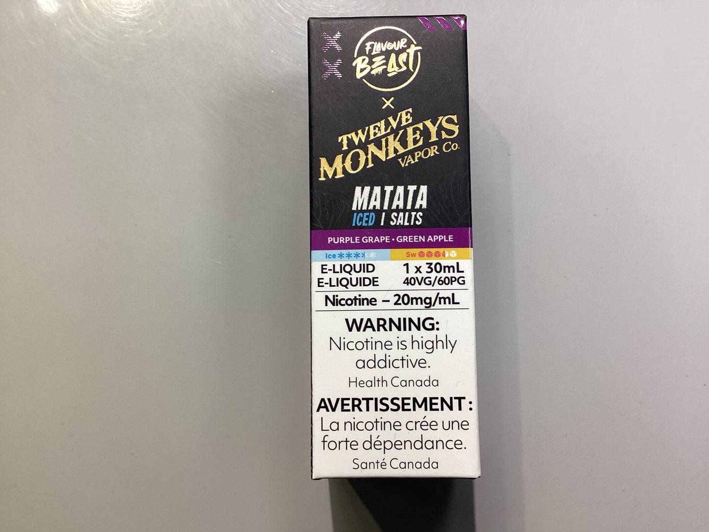 Flavour Beast 12 Monkey’s Matata Iced Salts E-Liquid 30ml/20mg