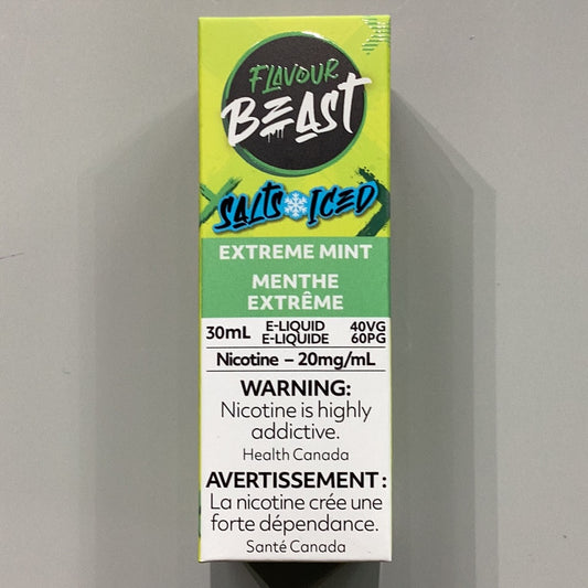 Flavour Beast Extreme Mint Iced Salts E-Liquid 30ml/20mg