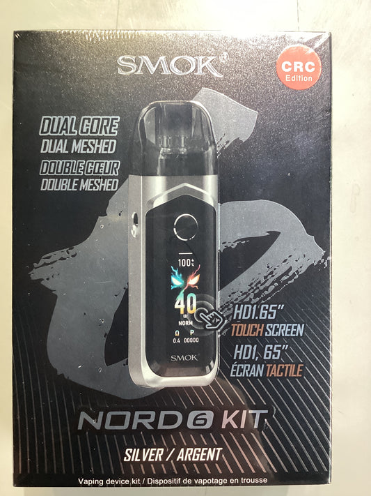 SMOK Nord 6 kit- Silver colour